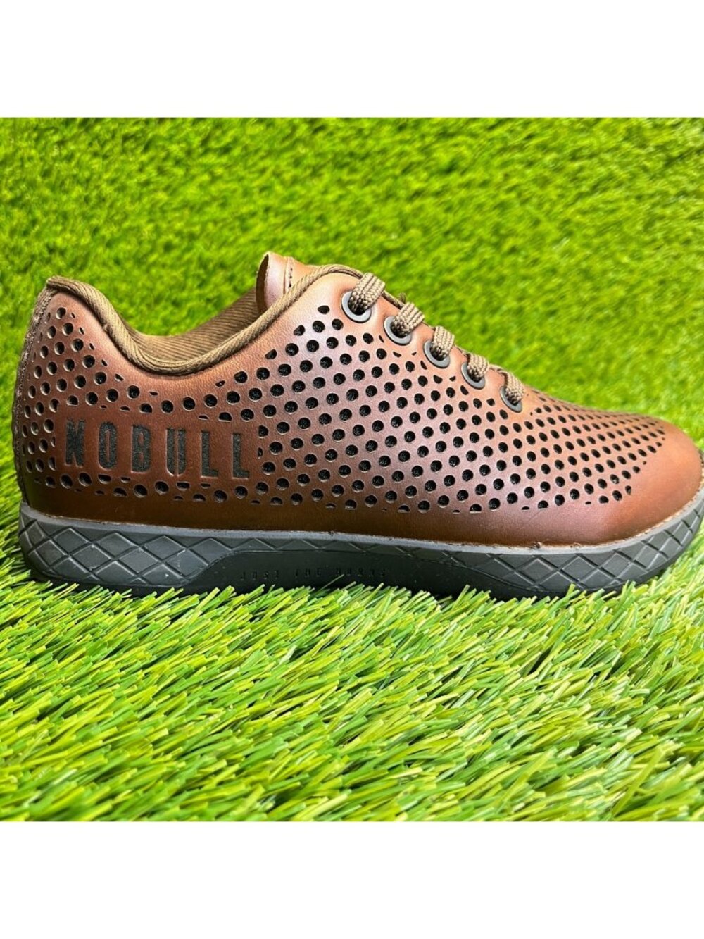 Nobull Leather Trainer‎ Womens Size 5.5 Brown Athletic Running Shoes Sneakers
